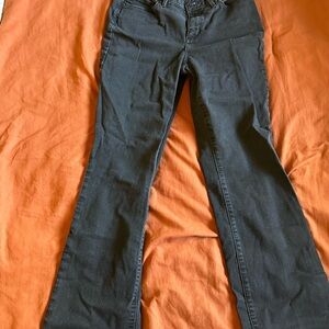 Eddie Bauer Women's Black Boot-Cut Jeans, Curvy fit, 4